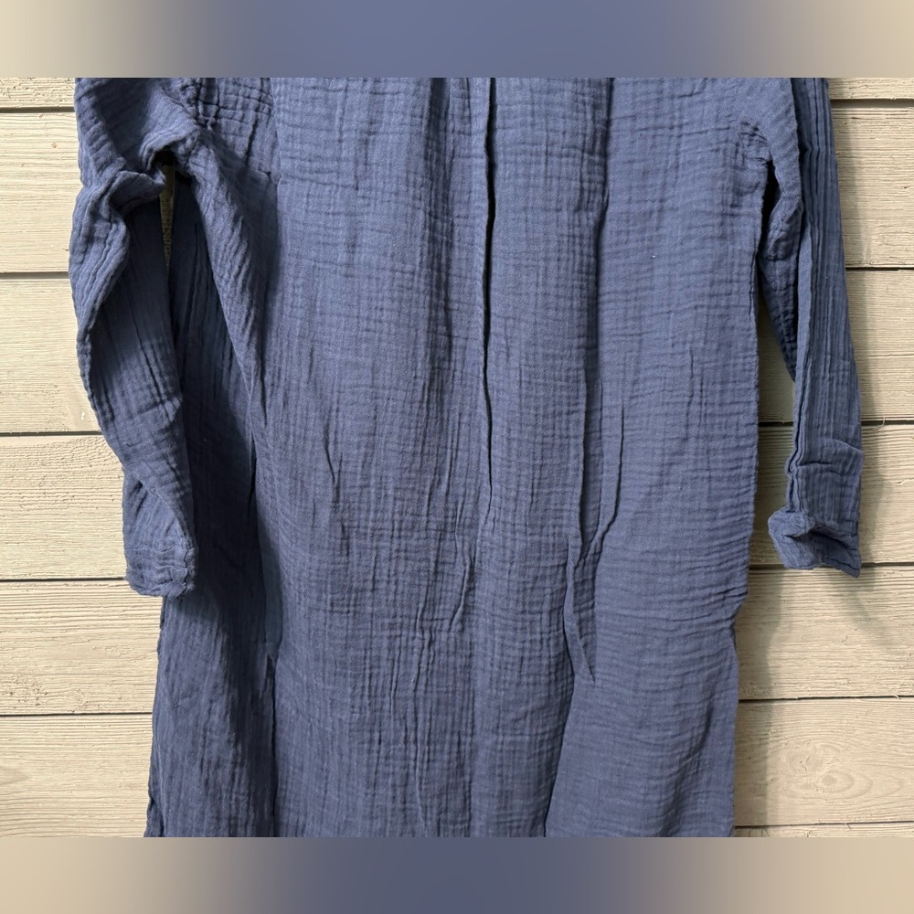 NWT Sundry Shirttail Dress in Navy Sz Small (1) - Picture 12 of 13